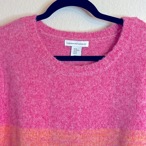 cupcakes & cashmere Pink and Orange Sweater - Picture 7 of 8